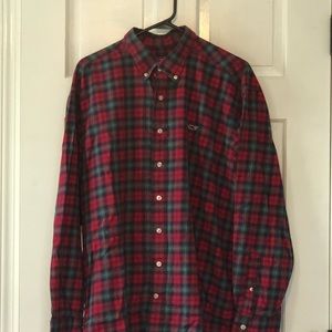 Vineyard Vines Plaid Whale Shirt